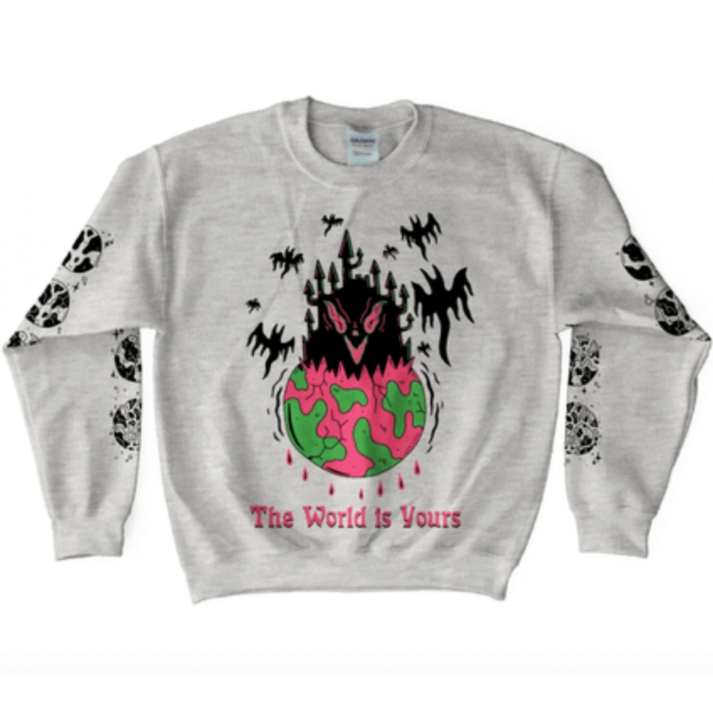 Wicked Clothes the World is Yours Long Sleeve Tee